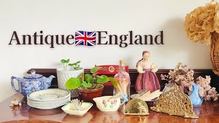 Antique and vintage hunting in England 🍓│ Trip vlog│Tableware, brass items and more│ Liverpool