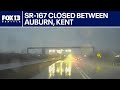 SR-167 closed between Auburn and Kent, WA