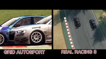 video comparison test（GRID AUTOSPORT, REAL RACING 3）