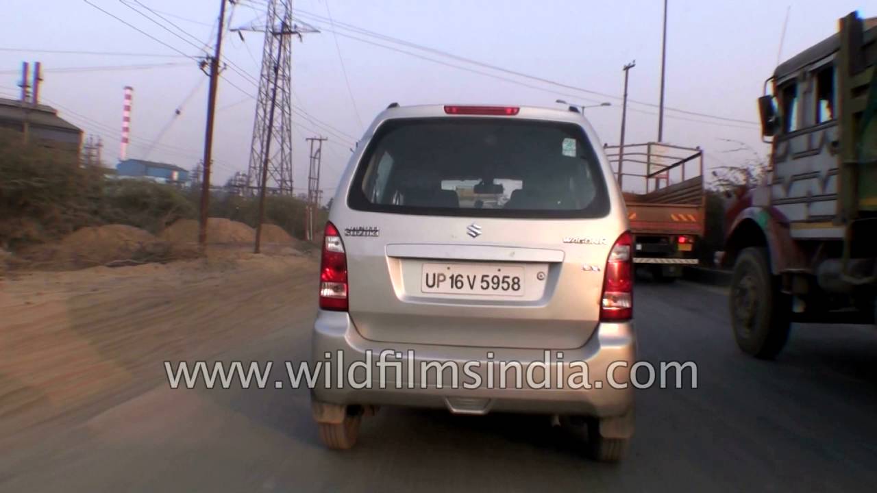 Driving on National Highway 24 towards Ghaziabad