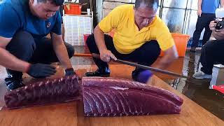 Мастер разделки рыбы — изысканные навыки владения ножом и острые навыки резки просто потрясающие!
