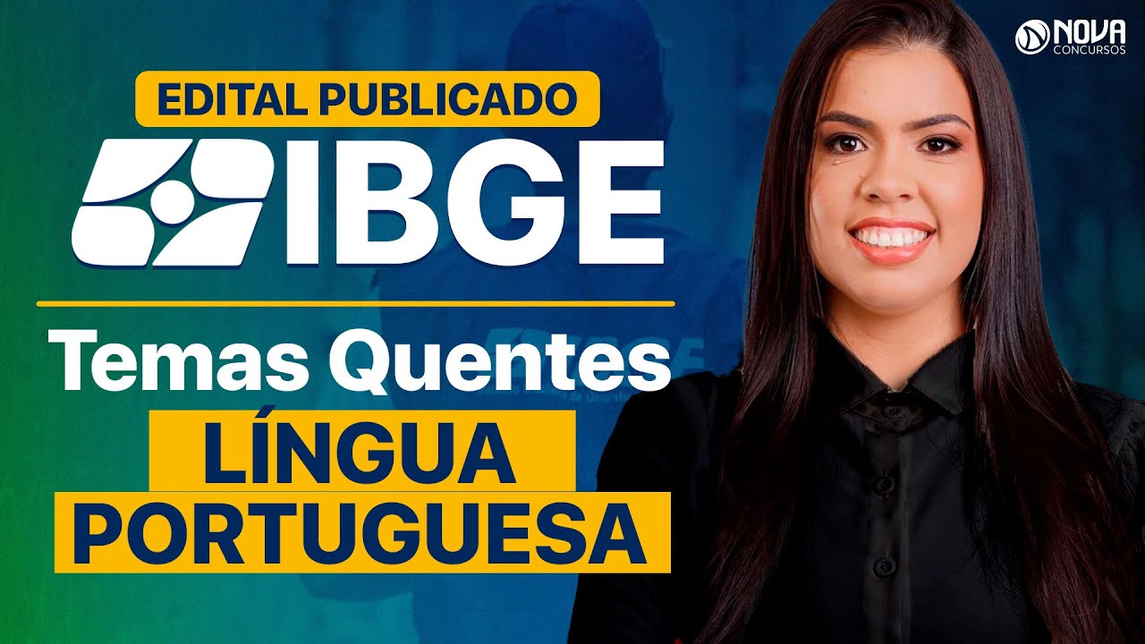 Concurso IBGE 2025: Como Estudar Língua Portuguesa - Plano Pós-Edital