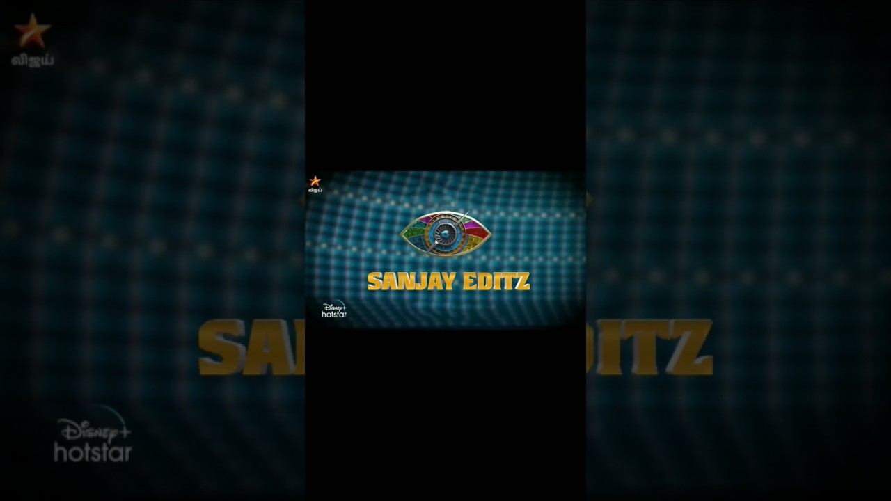 Big boss intro editing by Sanjay Editz ...