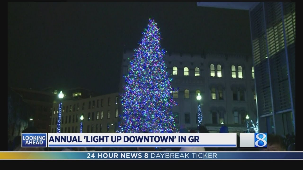 Annual 'Light Up Downtown' in Grand Rapids YouTube