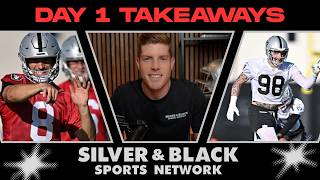 Raiders Training Camp Day 1: What Stood Out