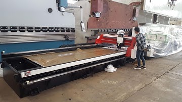 sheet metal cnc v cut machine, cnc v grooving machine , cnc v slotting machine From KRRASS