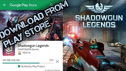 Finally!! Shadowgun legends in Play Store Android