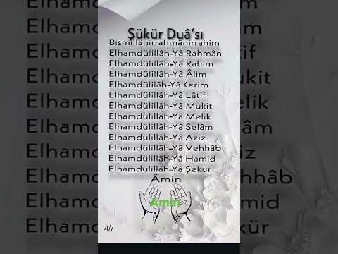 Şükür Duası Oku İste Dile Allah Kafi#Oku#Dile#İste#Allah#Dua#İman#Kafi