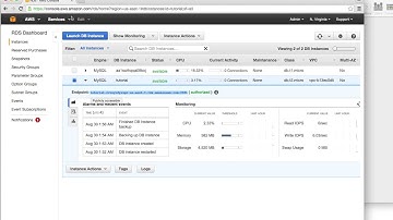 Connecting to AWS Database Instance