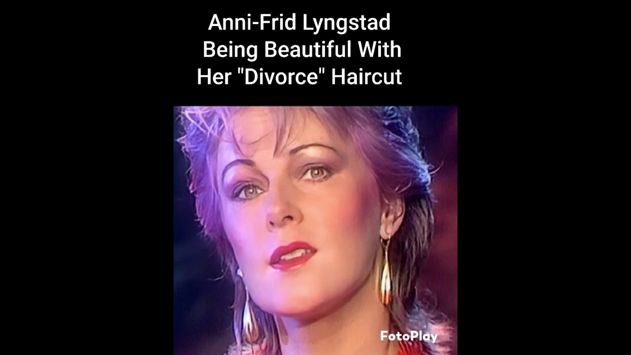 Anni-Frid Lyngstad Looking Beautiful With Her "Divorce" Haircut
