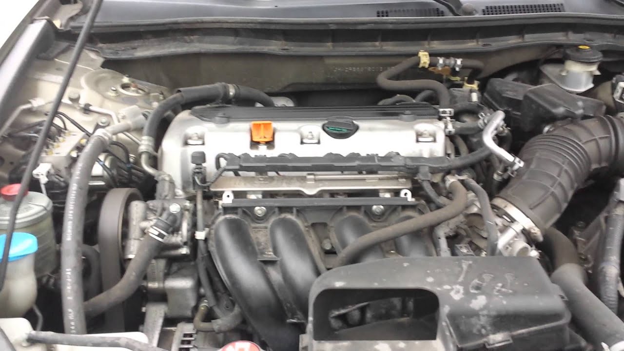2008 Accord Engine Rattle from Idle/cold start - YouTube