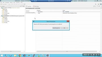 SAP HANA STUDIO ADMINISTRATION - Session 1