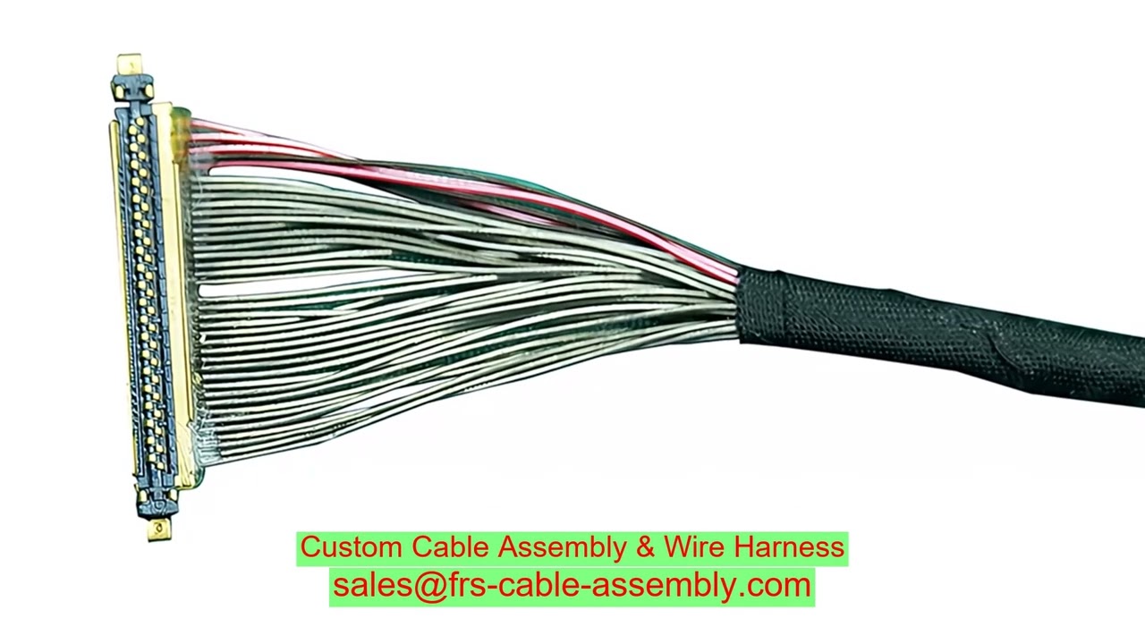 81214 530B 300 1 Adapter Fine-Pitch Micro-Coaxial Wire Harnesses Wireless Door Sensor Cable Assembli