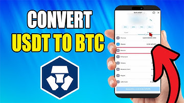 How To Convert USDT To Bitcoin On Crypto.Com | Buy Bitcoin With USDT On Crypto.Com