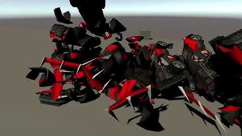 Carmageddon Style Vehicle Deformation Stress Test