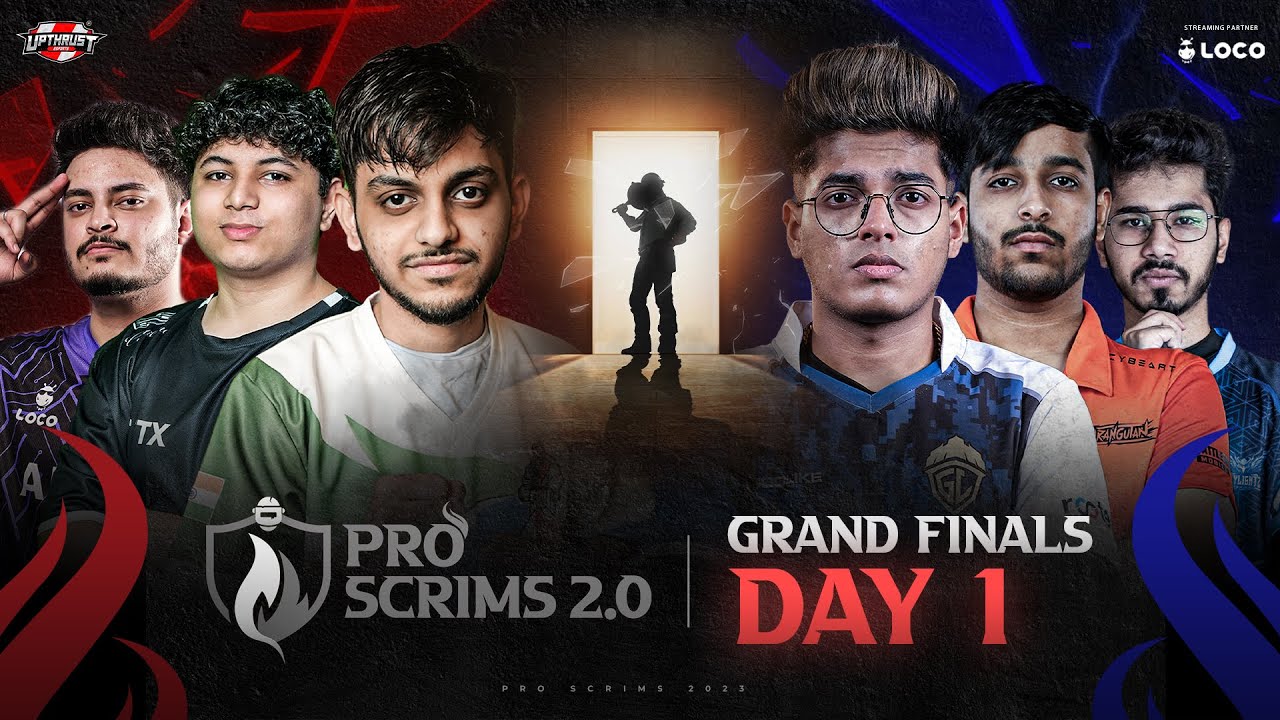 Upthrust Esports Pro Scrims S2 | Grand Finals- Day 1 | Ft., SouL , Xspark , 7sea etc.