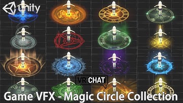 【VRChat】Unity Game VFX：Magic Circle & Buff Collection