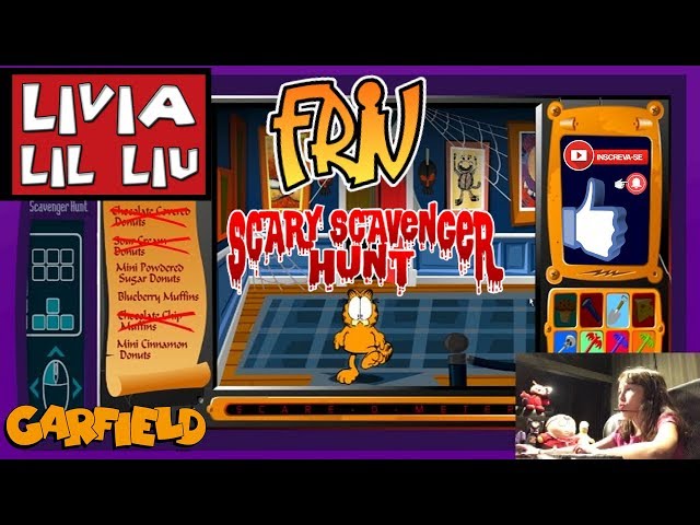 Joguinhos Viciantes: Garfield Scary Scavenger Hunt