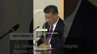 Taiwan President Lai Ching-te Sends Strong Message To China Amid Crisis