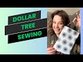 You made WHAT NOW with a SHOWER CURTAIN?! #sewing @dollartree