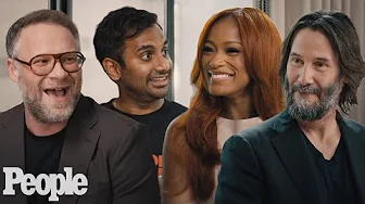 Keanu Reeves, Keke Palmer, Seth Rogen & Aziz Ansari Interview Each Other | PEOPLE