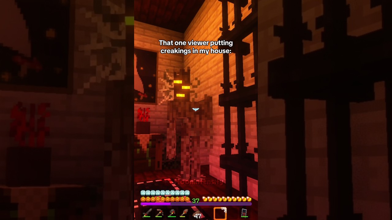 DOWN WITH CREAKINGS 🗣️🗣️ #minecraft #minecraftsurvival #minecraftshorts