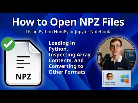 NPZ Files: How to Load NumPy Compressed Data Arrays in Python