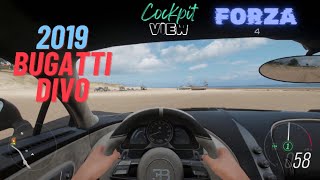 Sports Performance Cockpit view | Driving a Bugatti Divo 2019 | Forza Horizon 4