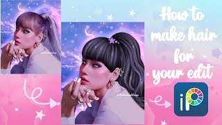 ✨How to make hair for your edit✨ FULL TUTORIAL (with qr code brushes)