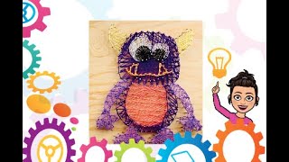 SD60 MakerSpace Nail And String Art Project