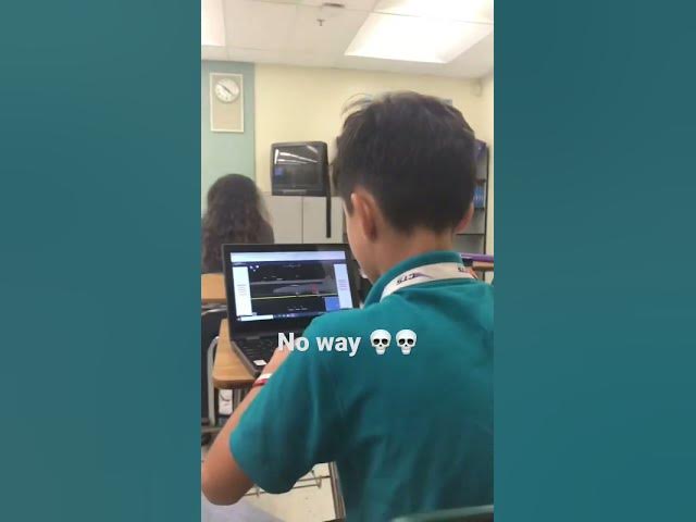 Bro playing Roblox on the school laptops 💀💀💀
