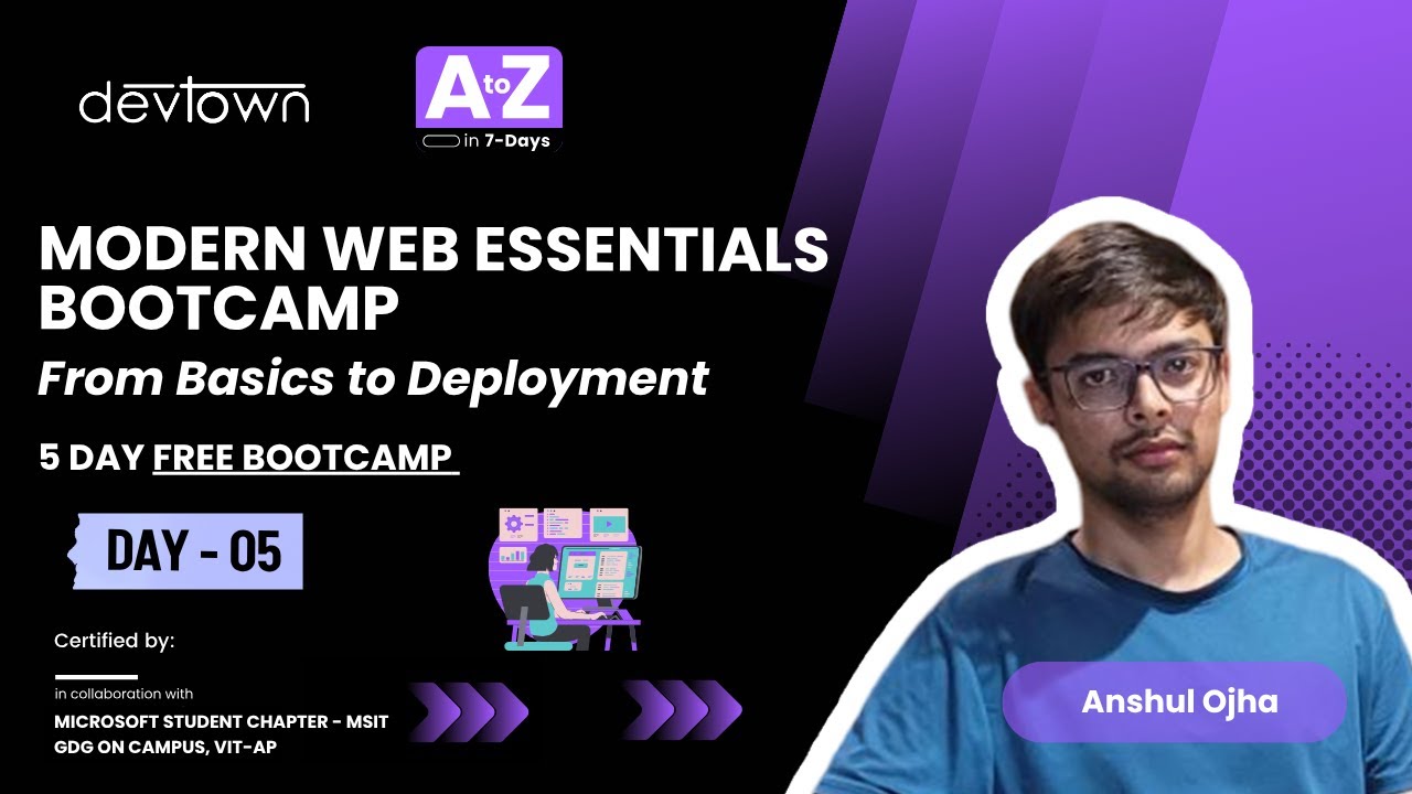 DAY - 5 | MODERN WEB ESSENTIALS BOOTCAMP – FROM BASICS TO DEPLOYMENT ...