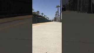 Amtrak Surfliner Arrival At The Solana Beach Station