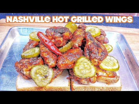 Nashville Hot Grilled Chicken Wings Recipe - Nice and Crispy (2018)