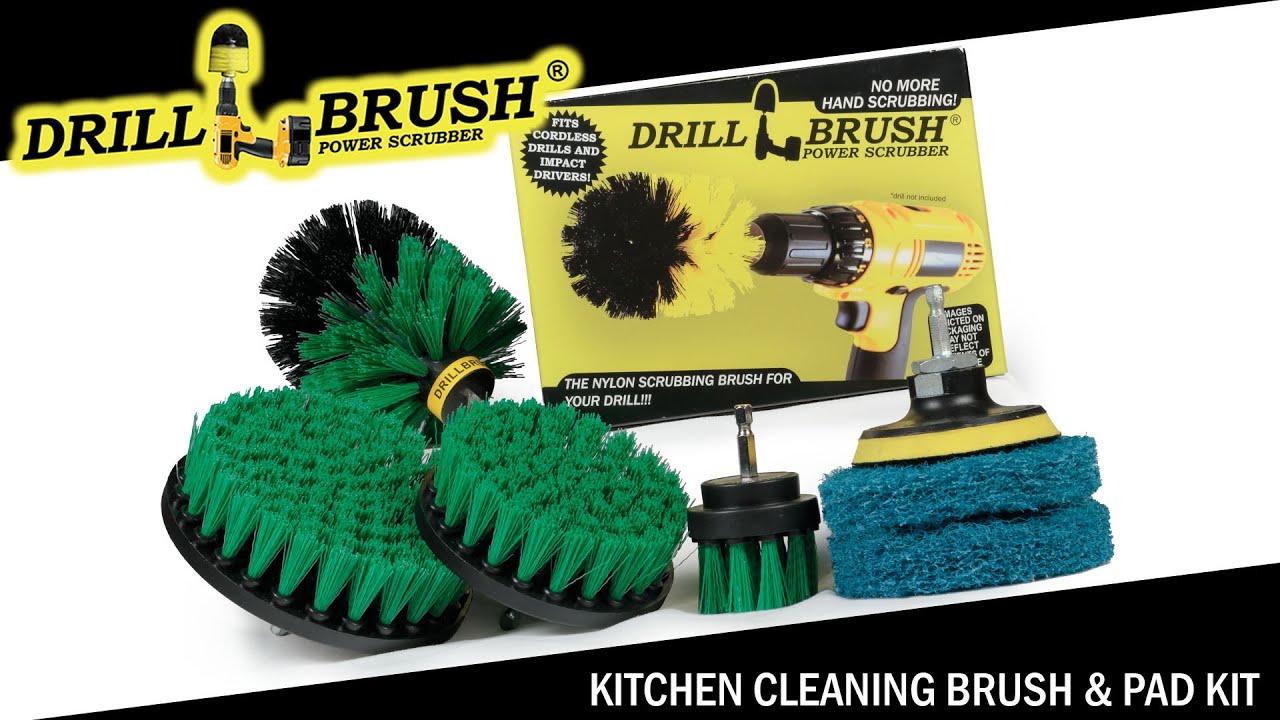 Drillbrush Tile & Grout Cleaning Drill Brush Set, Shower Floor Scrub Brush  for Drill, Bathroom Scrub Brush for Drill at Tractor Supply Co.