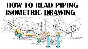 How to read, study Piping Isometric Drawing  Material list, field weld, shop weld, SLPE, suppor etc