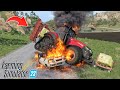 Car Crash With Case Tractor In Fs23 Farming Simulator 23