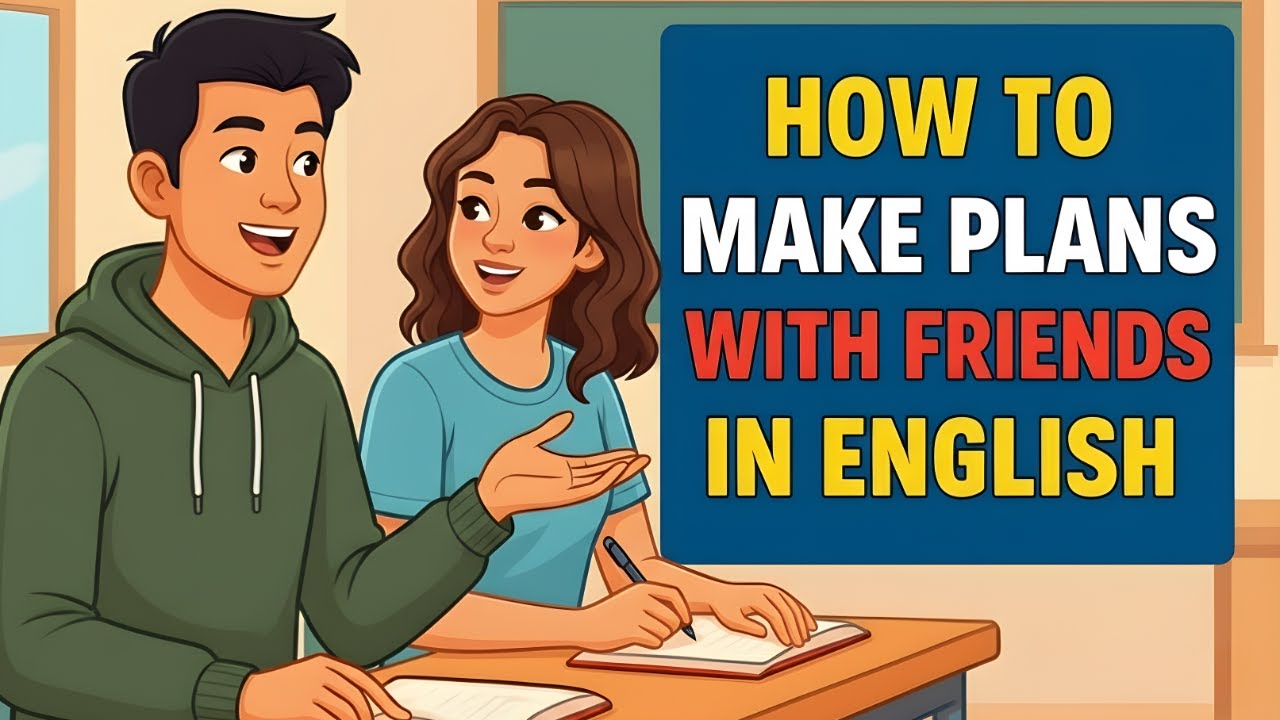 How to Make Plans with Friends in English | A1 &A2 Daily Practice  | English Podcast