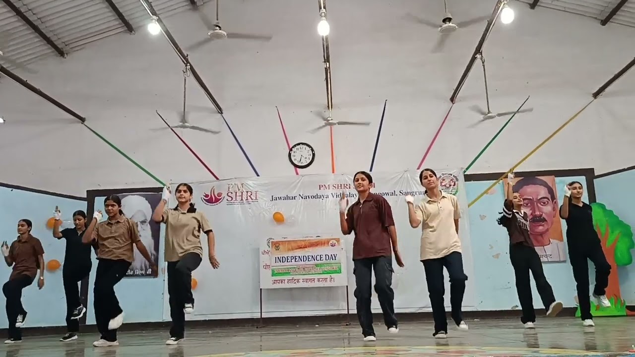 INDEPENDENCE DAY SPECIAL HIP HOP PERFORMANCE BY JNV SANGRUR ।