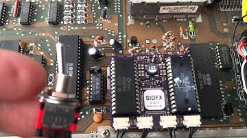 SIDFX - 6581R4 + 8580R5 testing on a modern demo