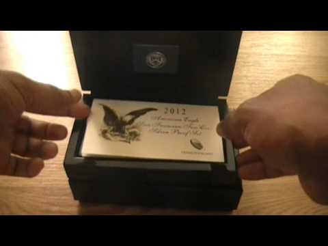 Unboxing 2012 San Francisco 2 Coin Silver Eagle Proof Set
