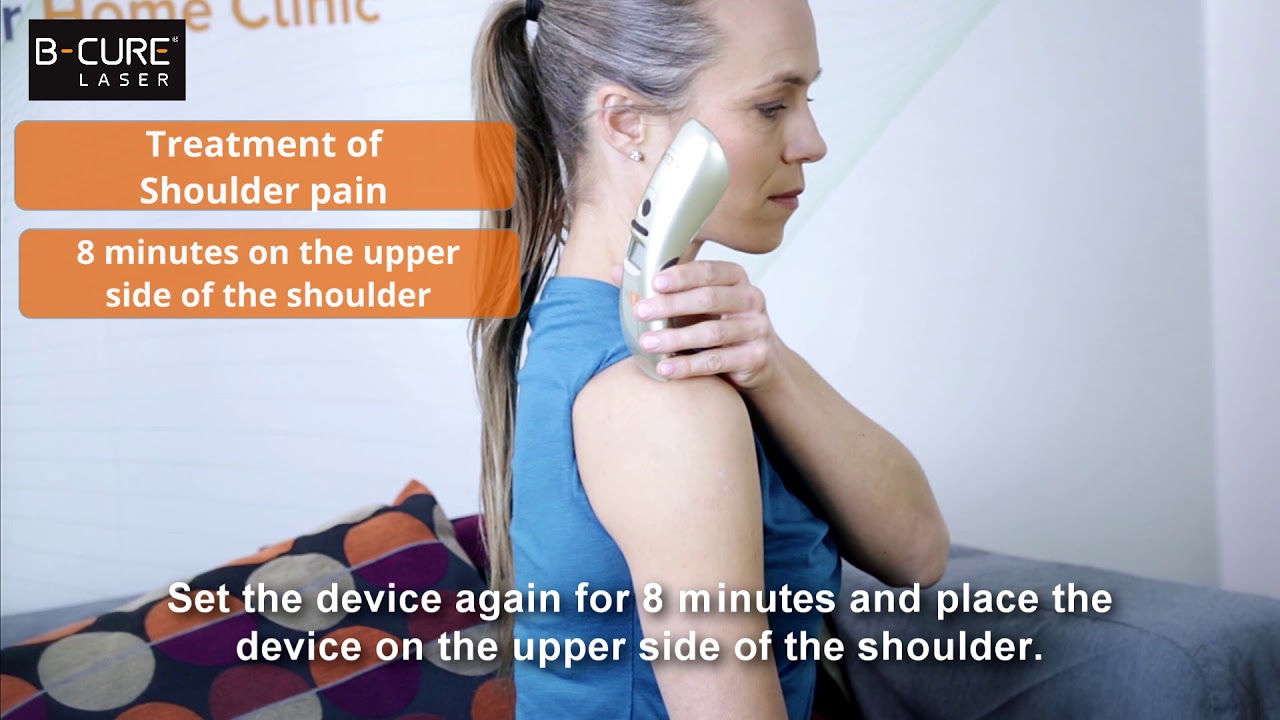 BCure Laser Treatment of shoulder pain YouTube