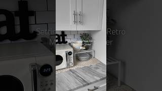 Setting Up My New Retro Microwave Corner 🥣🎞️