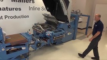 MBO K8 RS Combi Folder - Automated Job Changeover Demo (16pg to 32pg Signatures)