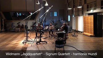 Widmann: Jagdquartett - opening section 2 (Signum Quartet)