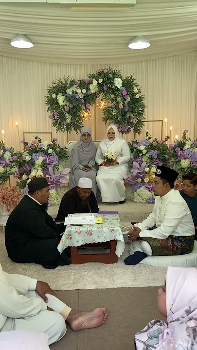 Majlis Akad Nikah di Teratak Salihin Kota Bharu.