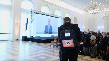 European Innovation Day 2021: Lights, Camera & 5G Backpack in Action