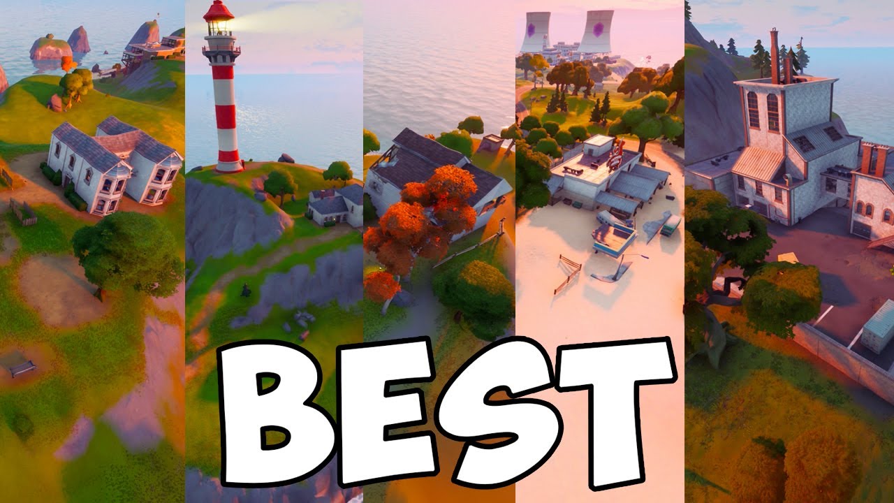 TOP 5 BEST QUIET PLACES IN SOLO'S TO LAND IN FORTNITE BATTLE ROYALE