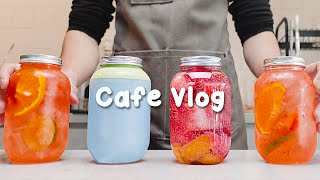 💐편안한 주말\/1시간 모아보기🥤1 hours\/Cafe Vlog\/ASMR\/Tasty Coffee#482