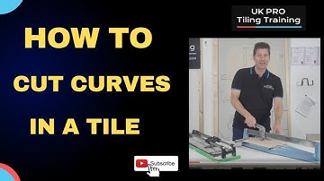 How to cut a curve in a tile